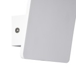 GloboStar® CUADRADO 60569 Φωτιστικό Τοίχου - Απλίκα Αρχιτεκτονικού Φωτισμού Εσωτερικού/Εξωτερικού Χώρου Up or Down LED 10W 1000lm 60° AC220-240V Αδιάβροχο IP65 - Σώμα Αλουμινίου & Tempered Glass - Μ14 x Π14 x Υ4.5cm - Θερμό Λευκό 2700K - Λευκό - Bridgelux