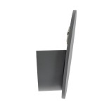 GLOBOSTAR® REDONDO 60573 Μοντέρνο Φωτιστικό Τοίχου - Απλίκα LED 10W 1000lm 60° AC 220-240V Αδιάβροχο IP65 Θερμό Λευκό 2700K - Bridgelux COB Chip & TÜV SÜD Driver - Γκρι Ανθρακί Ματ - Μ14 x Π14 x Υ4.5cm - 5 Χρόνια Εγγύηση