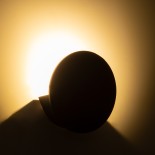 GLOBOSTAR® REDONDO 60573 Μοντέρνο Φωτιστικό Τοίχου - Απλίκα LED 10W 1000lm 60° AC 220-240V Αδιάβροχο IP65 Θερμό Λευκό 2700K - Bridgelux COB Chip & TÜV SÜD Driver - Γκρι Ανθρακί Ματ - Μ14 x Π14 x Υ4.5cm - 5 Χρόνια Εγγύηση