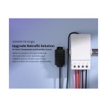 GloboStar® 80082 SONOFF THR320 TH ORIGIN Smart LAN & WiFi 2.4GHz Temperature and Humidity Control AC 100-240V Max 20A