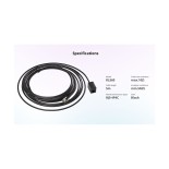 GloboStar® 80103 SONOFF RL560 Sensor Extension Cable 5m for THS01 - DS18B20 - MS01 With RJ9 4P4C Connector