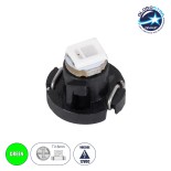 GloboStar® 81004 Λάμπα Αυτοκινήτου T3 LED 1xSMD1210 0.2W 30lm 120° DC 12-16V IP20 Μ0.8 x Π0.8 x Υ0.7mm Πράσινο