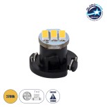 GloboStar® T4.2 81009 Λάμπα Αυτοκινήτου LED 3xSMD4014 0.6W 120lm 120° DC 12V  IP20 Μ1 x Π1 x Υ0.8cm Θερμό Λευκό 3000K