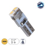 GloboStar® T5 81023 Λάμπα Αυτοκινήτου LED 2xSMD1210 0.15W 18lm 120° DC 12V IP20 Φ0.7 x Υ1.7cm Θερμό Λευκό 3000K