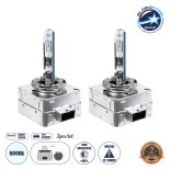 GloboStar® 84041 Λάμπες Αυτοκινήτου HID Xenon D1R Super Vision High Brightness +80% Can-Bus 360° DC 12-24V IP20 Μ4 x Π5 x Υ8cm Ψυχρό Λευκό 6000K - Σετ 2 Τεμαχίων