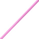 GloboStar® CABLITO 61553 Μοντέρνο Κρεμαστό Φωτιστικό Ανάρτηση Μονόφωτο 1 x E27 IP20 Ροζ Σιλικόνη - Μ4 x Π4 x Υ110cm
