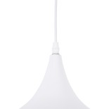 GLOBOSTAR® SHANGHAI 01026-B Μοντέρνο Κρεμαστό Φωτιστικό Οροφής με Ντουί 1 x E27 AC 220-240V IP20 - Λευκό & Χρυσό - Μ37 x Π37 x Υ17cm