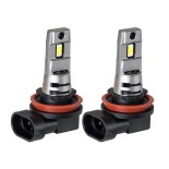 GloboStar® 85650-1 7S H8 KIT Βασικού Φωτισμού Αυτοκινήτου & Μοτοσυκλέτας 3rd Generation Can-Bus Extreme Series LED 7035 SMD 40W 7200lm DC 13.5-15V Αδιάβροχο IP68 Ψυχρό Λευκό 6000K
