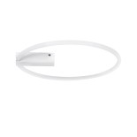GLOBOSTAR® CINDERELLA 60981 Μοντέρνο Φωτιστικό Οροφής LED 30W 3360lm 360° AC 220-240V IP20 Ρυθμιζόμενο Λευκό CCT με Χειριστήριο από 2700K έως 6000K Dimmable - Lumileds SMD Chip - Λευκό Ματ - Μ50 x Π50 x Υ5cm - 3 Χρόνια Εγγύηση