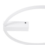 GLOBOSTAR® CINDERELLA 60981 Μοντέρνο Φωτιστικό Οροφής LED 30W 3360lm 360° AC 220-240V IP20 Ρυθμιζόμενο Λευκό CCT με Χειριστήριο από 2700K έως 6000K Dimmable - Lumileds SMD Chip - Λευκό Ματ - Μ50 x Π50 x Υ5cm - 3 Χρόνια Εγγύηση