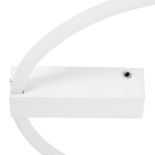 GLOBOSTAR® CINDERELLA 60981 Μοντέρνο Φωτιστικό Οροφής LED 30W 3360lm 360° AC 220-240V IP20 Ρυθμιζόμενο Λευκό CCT με Χειριστήριο από 2700K έως 6000K Dimmable - Lumileds SMD Chip - Λευκό Ματ - Μ50 x Π50 x Υ5cm - 3 Χρόνια Εγγύηση