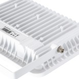 GloboStar® ATLAS 61421 Επαγγελματικός Προβολέας LED 50W 5750lm 120° AC 220-240V - Αδιάβροχος IP67 - Μ21 x Π3.5 x Υ16cm - Λευκό - Θερμό Λευκό 2700K - LUMILEDS Chips - TÜV Rheinland Certified - 5 Years Warranty
