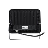 GloboStar® ATLAS 61423 Επαγγελματικός Προβολέας LED 50W 6000lm 120° AC 220-240V - Αδιάβροχος IP67 - Μ21 x Π3.5 x Υ16cm - Μαύρο - Φυσικό Λευκό 4500K - LUMILEDS Chips - TÜV Rheinland Certified - 5 Years Warranty