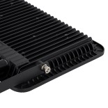 GloboStar® AURORA 61443 Επαγγελματικός Προβολέας LED 100W 12500lm 120° AC 220-240V με Ενσωματωμένο Ρυθμιζόμενο Αισθητήρα Κίνησης PIR - Αδιάβροχος IP67 - Μ25 x Π6.5 x Υ27.5cm - Μαύρο - Ψυχρό Λευκό 6000K - LUMILEDS Chips - TÜV Rheinland Certified - 3 Years 