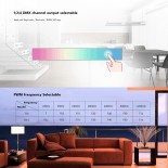 GloboStar® 70668 D4-L SKYDANCE DC DMX & RDM Dimmer High Speed Controller / Decoder 4 Καναλιών DC 12-24V 4 x 5A 120W - Max 20.5A 480W - IP20 Μ17 x Π5 x Υ2.5cm - 5 Years Warranty