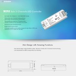 GloboStar® 71546 V3 SKYDANCE DC RF 2.4Ghz Dimmer High Speed Controller 3 Καναλιών DC 12-24V 3 x 5A 96W - Max 12A 288W - IP20 Μ10 x Π3.5 x Υ2cm - 5 Years Warranty