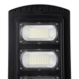 GloboStar® STREETA 85343 Professional LED Solar Street Light Αυτόνομο Ηλιακό Φωτιστικό Δρόμου 90W 900lm 144 x LED SMD 5730 με Ενσωματωμένο Φωτοβολταϊκό Panel 6V 12W & Επαναφορτιζόμενη Μπαταρία Li-ion 3.2V 12000mAh με Αισθητήρα Ημέρας-Νύχτας & PIR Αισθητήρ