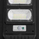 GloboStar® STREETA 85343 Professional LED Solar Street Light Αυτόνομο Ηλιακό Φωτιστικό Δρόμου 90W 900lm 144 x LED SMD 5730 με Ενσωματωμένο Φωτοβολταϊκό Panel 6V 12W & Επαναφορτιζόμενη Μπαταρία Li-ion 3.2V 12000mAh με Αισθητήρα Ημέρας-Νύχτας & PIR Αισθητήρ