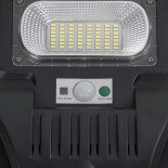 GloboStar® STREETA 85346 Professional LED Solar Street Light Αυτόνομο Ηλιακό Φωτιστικό Δρόμου 180W 1800lm 288 x LED SMD 5730 με Ενσωματωμένο Φωτοβολταϊκό Panel 6V 20W & Επαναφορτιζόμενη Μπαταρία Li-ion 3.2V 30000mAh με Αισθητήρα Ημέρας-Νύχτας & PIR Αισθητ