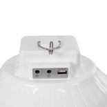 GloboStar® SOLAR-BULB 85350 Αυτόνομη Ηλιακή Κρεμαστή Λάμπα LED Giant Γλόμπος 100W 1000lm 140° 2 Λειτουργιών Ρεύματος με AC 220-240V μέσω USB Αντάπτορα ή με Φωτοβολταικό Panel 6V 12W & Επαναφορτιζόμενη Μπαταρία Li-ion 3.2V 5000mAh - Ενσωματωμένο USB 2.0 Ch