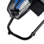 GloboStar® SOLARO-FAN 85351 Solar Fan Αυτόνομος Ηλιακός Επιδαπέδιος Ανεμιστήρας 25W 2 Λειτουργιών Ρεύματος με AC 220-240V ή με Φωτοβολταϊκό Panel 9V 12W & Επαναφορτιζόμενη Μπαταρία Li-ion 7.4V 4400mAh - 12 Ταχύτητες - Ενσωματωμένο USB 2.0 Charger Συσκευών