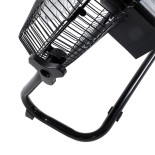 GloboStar® SOLARO-FAN 85352 Solar Fan Αυτόνομος Ηλιακός Επιδαπέδιος Ανεμιστήρας 25W 2 Λειτουργιών Ρεύματος με AC 220-240V ή με Φωτοβολταϊκό Panel 9V 12W & Επαναφορτιζόμενη Μπαταρία Li-ion 7.4V 4400mAh - 12 Ταχύτητες - Ενσωματωμένο USB 2.0 Charger Συσκευών