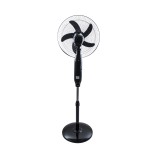 GloboStar® SOLARE-FAN 85358 Solar Fan Αυτόνομος Ηλιακός Επιδαπέδιος Ανεμιστήρας 25W 2 Λειτουργιών Ρεύματος με AC 220-240V ή με Φωτοβολταϊκό Panel 9V 15W & Επαναφορτιζόμενη Μπαταρία Li-ion 7.4V 6000mAh - 12 Ταχύτητες - Ασύρματο Χειριστήριο - Ενσωματωμένο U