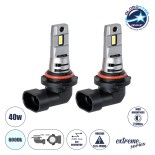 GloboStar® 85656 7S HB4 9006 KIT Βασικού Φωτισμού Αυτοκινήτου & Μοτοσυκλέτας 3rd Generation Can-Bus Extreme Series LED 7035 SMD 40W 7200lm DC 13.5-15V Αδιάβροχο IP68 Ψυχρό Λευκό 6000K