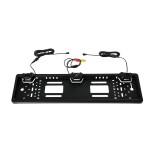 GloboStar® 86011 Σύστημα Παρκαρίσματος 170° σε Πλαίσιο Πινακίδας με 2 Αισθητήρες, 1 Night Vision Κάμερα με Parking Lines & Οθόνη 4.3 inch LCD 1080p CMOS Signal DC 12V Μ11.5 x Π7.5 x Υ2.4cm - 2 Χρόνια Εγγύηση