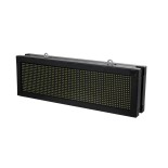 GloboStar® DISPLAY 90316 LED Scrolling Display 64x16cm - Κυλιόμενη Ψηφιακή Πινακίδα / Επιγραφή Διπλής Όψης P10 LED SMD AC 220-240V - Λειτουργία μέσω Wi-Fi με Εφαρμογή APP - Αισθήτηρας Θερμοκρασίας και Υγρασίας - Αδιάβροχο IP65 - Μ70.5 x Π11 x Υ22.5cm - Ψυ