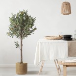GloboStar® Artificial Garden OLIVE TREE 20052 Τεχνητό Διακοσμητικό Φυτό Ελιά Υ105cm