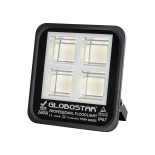 GloboStar® TITAN 61434 Επαγγελματικός Προβολέας για Γήπεδα Tennis & Ποδοσφαίρου 5x5 LED 260W 32500lm 60°x90° FishEye AC 220-240V - Αδιάβροχος IP67 - Μ30 x Π8 x Υ28cm - Μαύρο - Φυσικό Λευκό 5000K - LUMILEDS Chips - TÜV Rheinland Certified - 5 Years Warrant