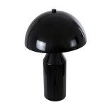 GloboStar® URANUS-S 61449 Μοντέρνο Επιτραπέζιο Φωτιστικό Πορτατίφ Δίφωτο 2 x E27 IP20 Μαύρο & Λευκό Μέταλλο - Μ25 x Π25 x Υ39cm