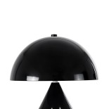 GloboStar® URANUS-S 61449 Μοντέρνο Επιτραπέζιο Φωτιστικό Πορτατίφ Δίφωτο 2 x E27 IP20 Μαύρο & Λευκό Μέταλλο - Μ25 x Π25 x Υ39cm