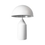 GLOBOSTAR® URANUS-M 61454 Μοντέρνο Επιτραπέζιο Φωτιστικό Πορτατίφ με Ντουί 2 x E27 AC 220-240V IP20 - Λευκό - Μ35 x Π35 x Υ54cm