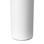 GLOBOSTAR® URANUS-M 61454 Μοντέρνο Επιτραπέζιο Φωτιστικό Πορτατίφ με Ντουί 2 x E27 AC 220-240V IP20 - Λευκό - Μ35 x Π35 x Υ54cm