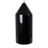 GloboStar® URANUS-L 61457 Μοντέρνο Επιτραπέζιο Φωτιστικό Πορτατίφ Δίφωτο 2 x E27 IP20 Μαύρο & Λευκό Μέταλλο - Μ50 x Π50 x Υ77cm
