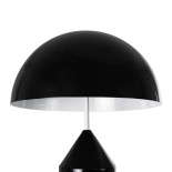 GloboStar® URANUS-L 61457 Μοντέρνο Επιτραπέζιο Φωτιστικό Πορτατίφ Δίφωτο 2 x E27 IP20 Μαύρο & Λευκό Μέταλλο - Μ50 x Π50 x Υ77cm
