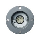 GloboStar® GARDELINI 61482 Καρφωτό Κινούμενο Φωτιστικό Σποτ Κήπου με Ντουί 1 x GU10 VDE Certified AC 220-240V Αδιάβροχο IP65 - Σώμα Αλουμινίου & Υψηλής Αντοχής Tempered Glass & Μ40cm VDE Καλώδιο Σύνδεσης - Φ10 x Υ30cm - Γκρι Ανθρακί - 5 Χρόνια Εγγύηση
