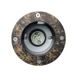 GloboStar® GARDELINI 61485 Καρφωτό Κινούμενο Φωτιστικό Σποτ Κήπου με Ντουί 1 x GU10 VDE Certified AC 220-240V Αδιάβροχο IP65 - Σώμα Αλουμινίου & Υψηλής Αντοχής Tempered Glass & Μ40cm VDE Καλώδιο Σύνδεσης - Φ10 x Υ30cm - Χρυσό Εφέ Σκουριάς - 5 Χρόνια Εγγύη