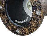 GloboStar® GARDELINI 61485 Καρφωτό Κινούμενο Φωτιστικό Σποτ Κήπου με Ντουί 1 x GU10 VDE Certified AC 220-240V Αδιάβροχο IP65 - Σώμα Αλουμινίου & Υψηλής Αντοχής Tempered Glass & Μ40cm VDE Καλώδιο Σύνδεσης - Φ10 x Υ30cm - Χρυσό Εφέ Σκουριάς - 5 Χρόνια Εγγύη