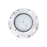 GloboStar® POOLETI 61538 PRO Φωτιστικό Πισίνας LED 25W 2125lm 120° AC/DC 12V Αδιάβροχο IP68 IK06 Tempered Glass Φ30 x Υ6.5cm Ψυχρό Λευκό 6000K - Bridgelux Chip - 2 Meter VDE Certified Cable - 3 Years Warranty