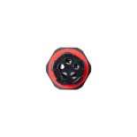 GloboStar® FAST-CONNECT 69919 Διπλός Ι Αδιάβροχος IP68 Σύνδεσμος Ταχείας Σύνδεσης & Διακλάδωσης Καλωδίων - 1 x Είσοδος & 1 x Έξοδος - Εσωτερική Διπλή Κλέμα με Συμβατή Διατομή Καλωδίων 2 x 0.5mm² έως 2 x 1.5mm² - 450V 16A Max - Φ2.5 x Υ9cm - Μαύρο - 5 Year