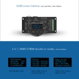 GloboStar® 71448 D5 SKYDANCE DC DMX & RDM Dimmer High Speed Controller / Decoder 5 Καναλιών DC 12-24V 5 x 6A 144W - Max 30A 864W - IP20 Μ17 x Π8 x Υ4cm - 5 Years Warranty