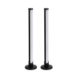 GloboStar® DIGICOLUMN 90760 Επιτραπέζιο Φωτιστικό Πορτατίφ LED 16W 1280lm 180° DC 5V IP20 RGB Dimmable Μαύρο Πλαστικό - Μ3 x Π3 x Υ45cm - ΣΕΤ 2 Τεμαχίων - 2 Χρόνια Εγγύηση