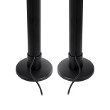 GloboStar® DIGICOLUMN 90760 Επιτραπέζιο Φωτιστικό Πορτατίφ LED 16W 1280lm 180° DC 5V IP20 RGB Dimmable Μαύρο Πλαστικό - Μ3 x Π3 x Υ45cm - ΣΕΤ 2 Τεμαχίων - 2 Χρόνια Εγγύηση