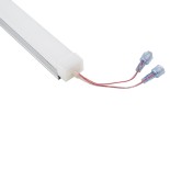 GLOBOSTAR® ALP-19S NEONIO 90770-3M Επιφανειακό Προφίλ Αλουμινίου για Ταινίες LED ΝΕΟΝΙΟ - Μαύρο - Μ300 x Π2.9 x Υ1.9cm
