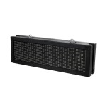 GLOBOSTAR®DISPLAY 90268 Κυλιόμενη Ψηφιακή Επιγραφή 64x16cm P10 Διπλής Όψης LED AC 220-240V Αδιάβροχο IP65 Κόκκινο - WiFi Control μέσω FK APP - Αισθητήρας Θερμοκρασίας & Υγρασίας - Μ70.5 x Π11 x Υ22.5cm - 2 Χρόνια Εγγύηση