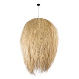 GLOBOSTAR® ARCHIPELAGO 01914 Boho Κρεμαστό Φωτιστικό Οροφής με Ντουί 1 x E27 AC 220-240V IP20 - Μπεζ - Μ120 x Π120 x Υ140cm