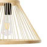 GLOBOSTAR® TYGEE 01930 Boho Κρεμαστό Φωτιστικό Οροφής με Ντουί 1 x E27 AC 220-240V IP20 - Μπεζ - Μ35 x Π35 x Υ22cm